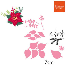 Fustella metallica Marianne Design Collectables Eline's Poinsetta