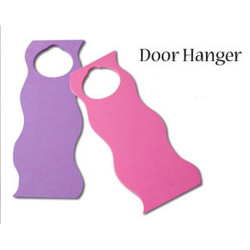 Door hanger colore rosa non disturbare