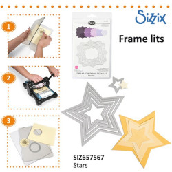 Fustella Sizzix Framelits Stelle