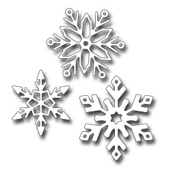 Fustella metallica Snowflake Trio