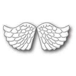 Fustella metallica Memory Box Embossed Angel Wings