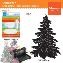 Fustella metallica Marianne Design Craftables Christmas Tree