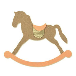 Fustella Sizzix Bigz Cavallo a dondolo