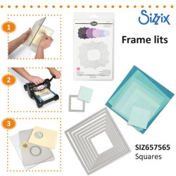 Fustella Sizzix Framelits Quadrati