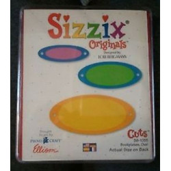 Fustella Sizzix Originals Bookplates Oval