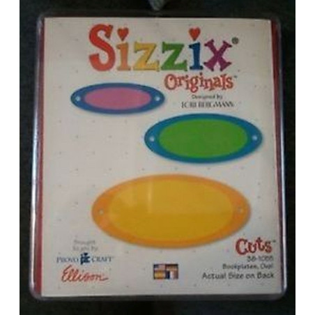 Fustella Sizzix Originals Bookplates Oval