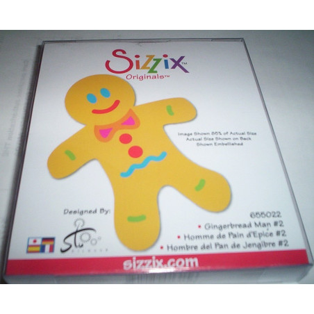 Fustella Sizzix Originals Gingerbread Man 2