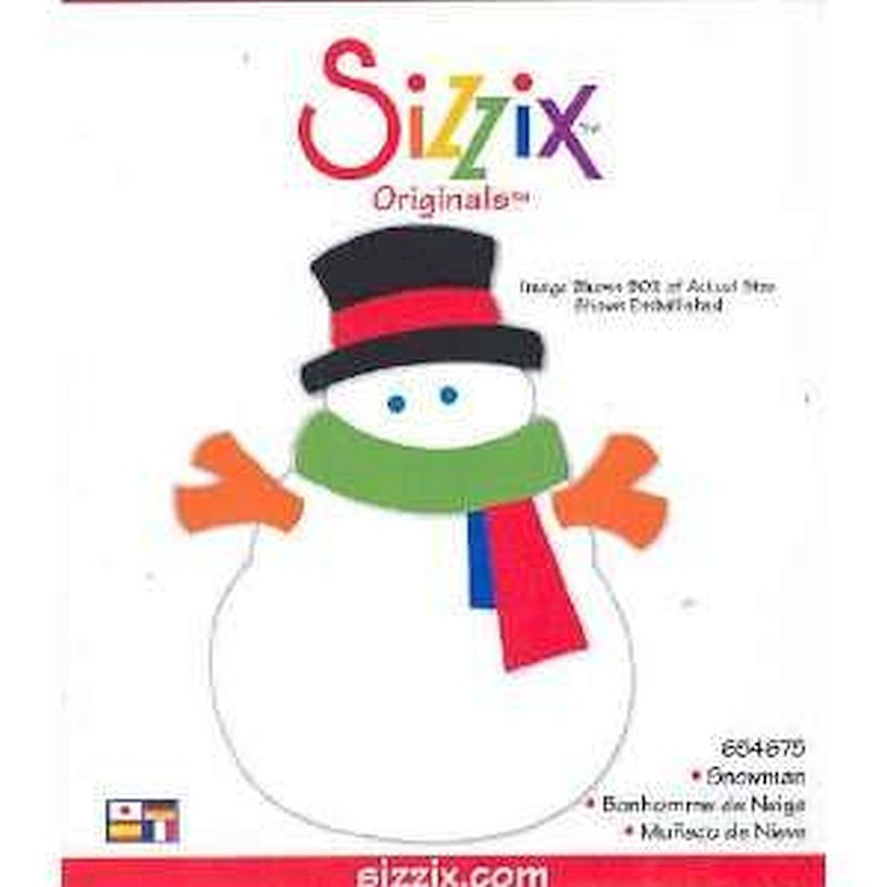 Fustella Sizzix Originals Snowman