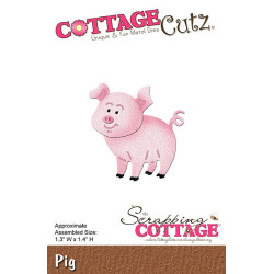 Fustella metallica Cottage Cutz Pig