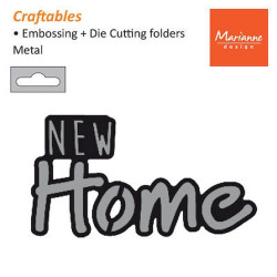 Fustella metallica Marianne Design Craftables New Home