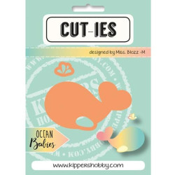 Fustella metallica CUT-IES Ocean Babies Whale Spray