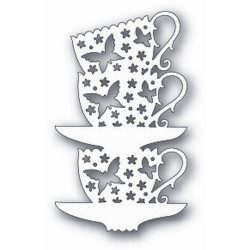 Fustella metallica Tutti Designs Stacked Butterfly Cups