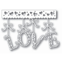 Fustella metallica Tutti Designs Hanging Love