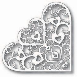 Fustella metallica Tutti Designs Heart of Hearts Corner