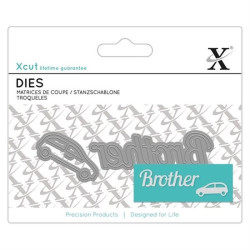 Fustella metallica Xcut Mini sentiment Brother