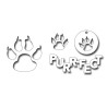 Fustella metallica Car Paw Print Set