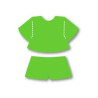 Fustella Sizzix Originals Green Bitty Shorts & Top