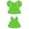 Fustella Sizzix Originals Green Bitty Dress Set