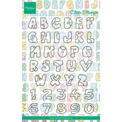 Timbri Marianne Design Clera Stamps Patchwork Alphabet