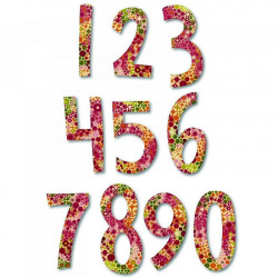 Fustella Sizzix Fresh Blossoms Numbers