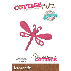 Fustella metallica Cottage Cutz Dragonfly