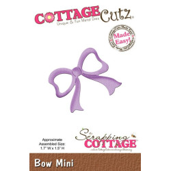 Fustella metallica Cottage Cutz Bow Mini