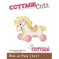 Fustella metallica Cottage Cutz Ride on Pony