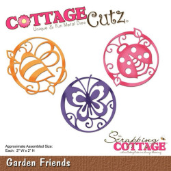 Fustella metallica Cottage Cutz Garden Friends