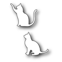 Fustella metallica PoppyStamps Friendly Kitties