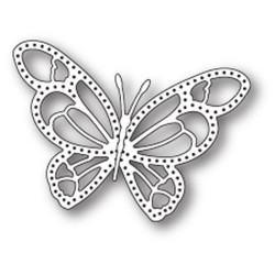 Fustella metallica PoppyStamps Daphne Butterfly