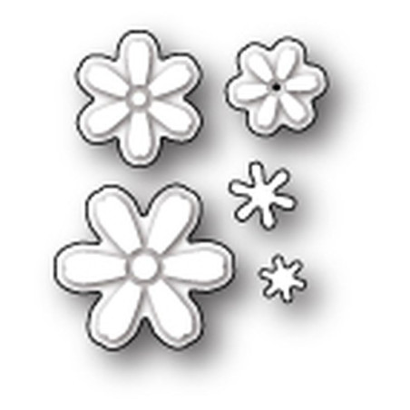 Fustella metallica PoppyStamps Daisy Cluster