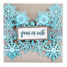 Fustella Sizzix Thinlits Snowflake Card