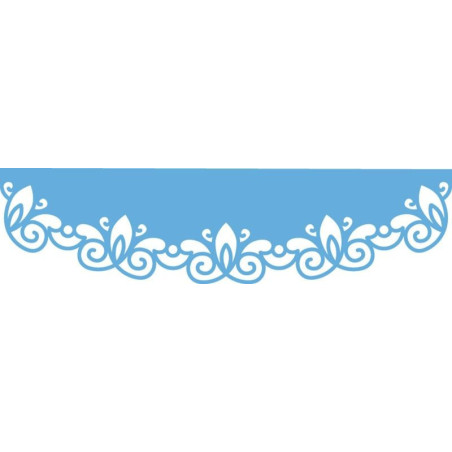 Fustella metallica Marianne Design Creatables curved border