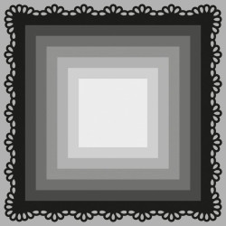 Fustella metallica Marianne Design Craftables basic square