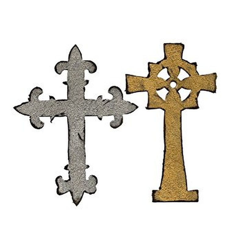 Fustella Sizzix Bigz Ornate Crosses