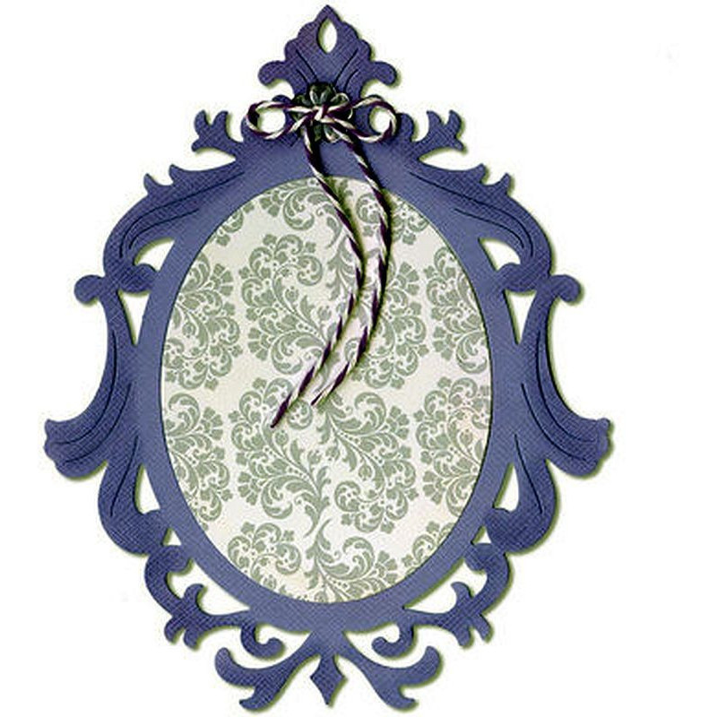 Fustella Sizzix Thinlits Ornate Oval Frame