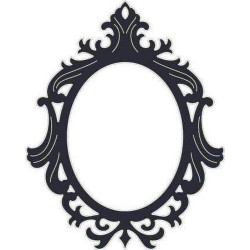 Fustella Sizzix Thinlits Ornate Oval Frame