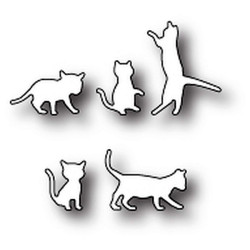 Fustella metallica PoppyStamps Baby Kittens