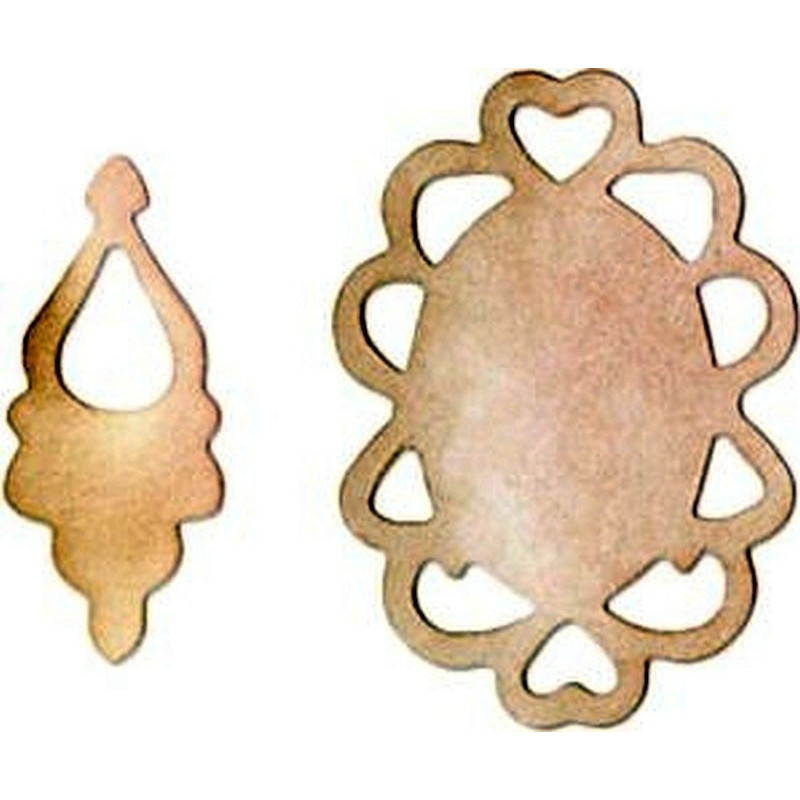 Fustella Sizzix Originals Frame & Pendant