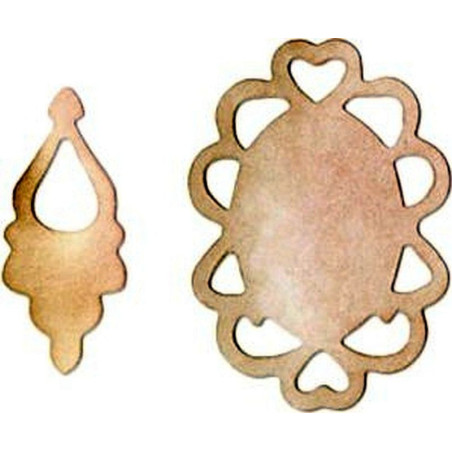 Fustella Sizzix Originals Frame & Pendant