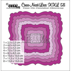 Fustella metallica Crealies Crea-nest-lies XXL no. 58