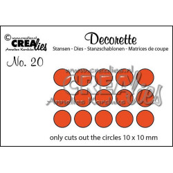 Fustella metallica Crealies Decorette nr 20