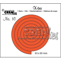 Fustella metallica Crealies X-tra 10 Spirale