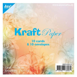 Carta da scrapbooking Joycrafts Cards & Envelopes 10 + 10