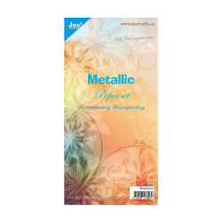 Carta da scrapbooking Joycrafts Metallic 15x30 250 gr.