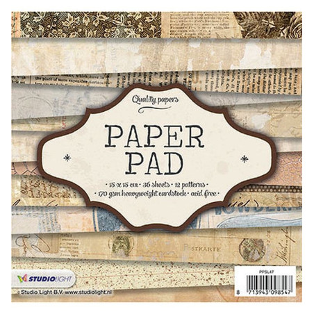 Carta da scrapbooking Joycrafts Paper Pad 47 15x15 36 fogli