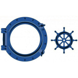 Fustella metallica Marianne Design Creatables Porthole