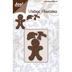 Fustella metallica Joy! Crafts Vintage Flourishes Gingerbread