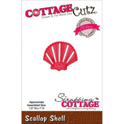 Fustella metallica Cottage Cutz Scallop Shell