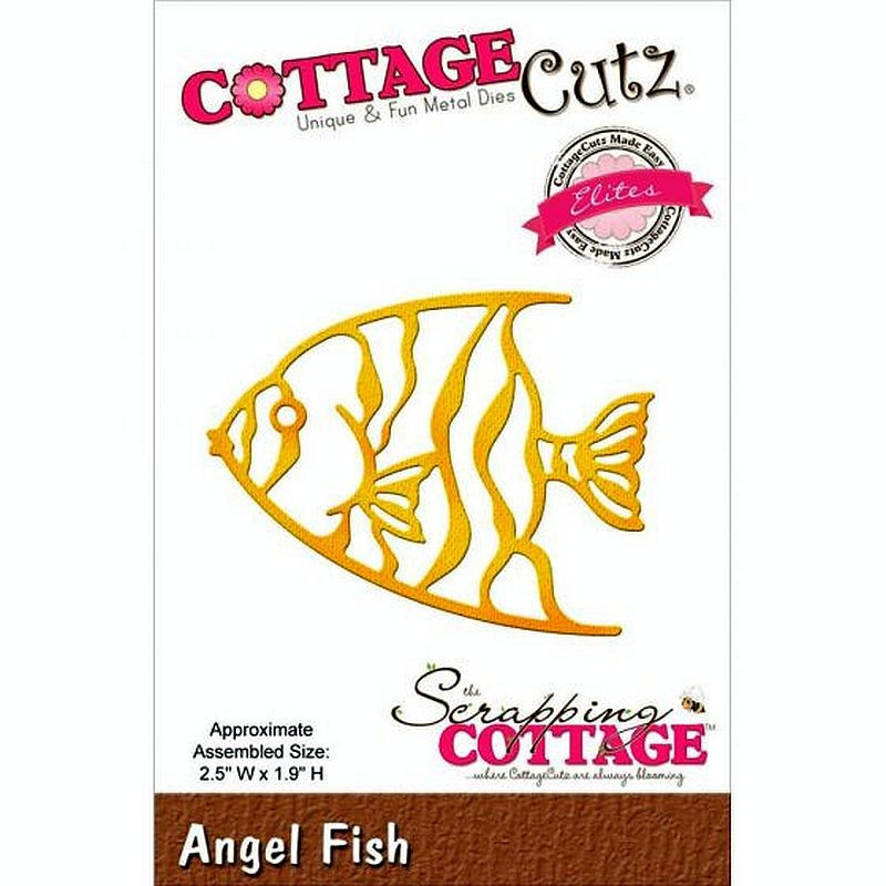 Fustella metallica Cottage Cutz Elites Angel Fish